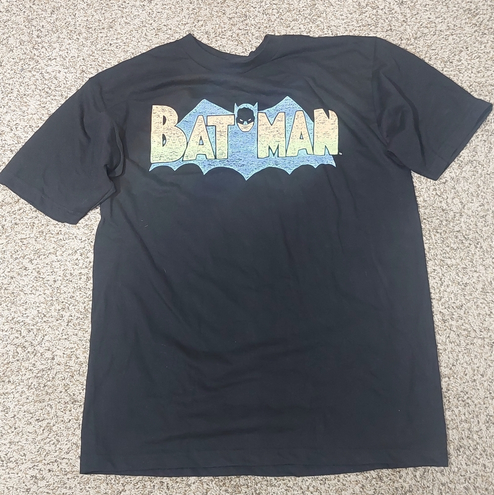 Batman Graphic Black T-Shirt Men's 1XT